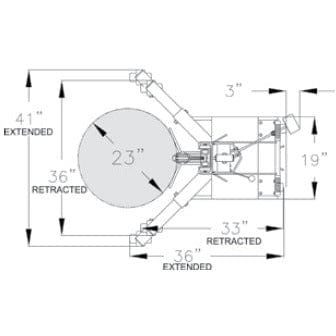 Wesco ERGONOMIC DRUM HANDLER HIGH REACH MODEL - 240154 - Backyard Provider