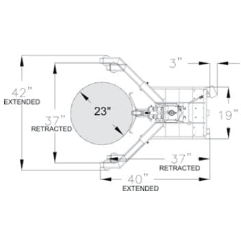 Wesco ERGONOMIC DRUM HANDLER SCALE MODEL - ± 0.50% OF APPLIED LOAD - 240155 - Backyard Provider