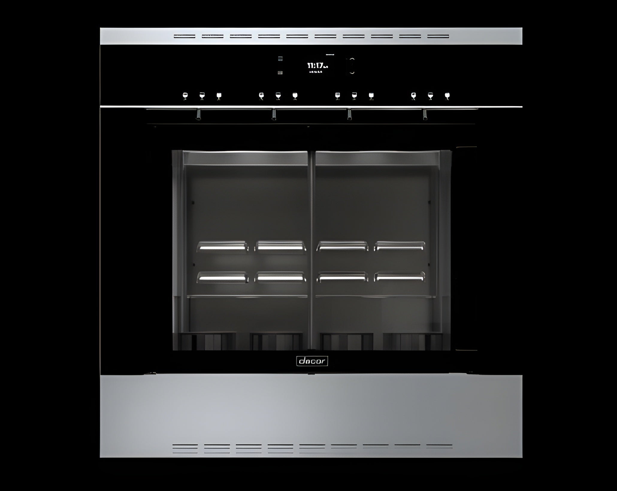Dacor 24" Wine Dispenser, 4 Bottles, Dual Zone, Custom Volume, Sabbath Mode - DWS4000BB-KT