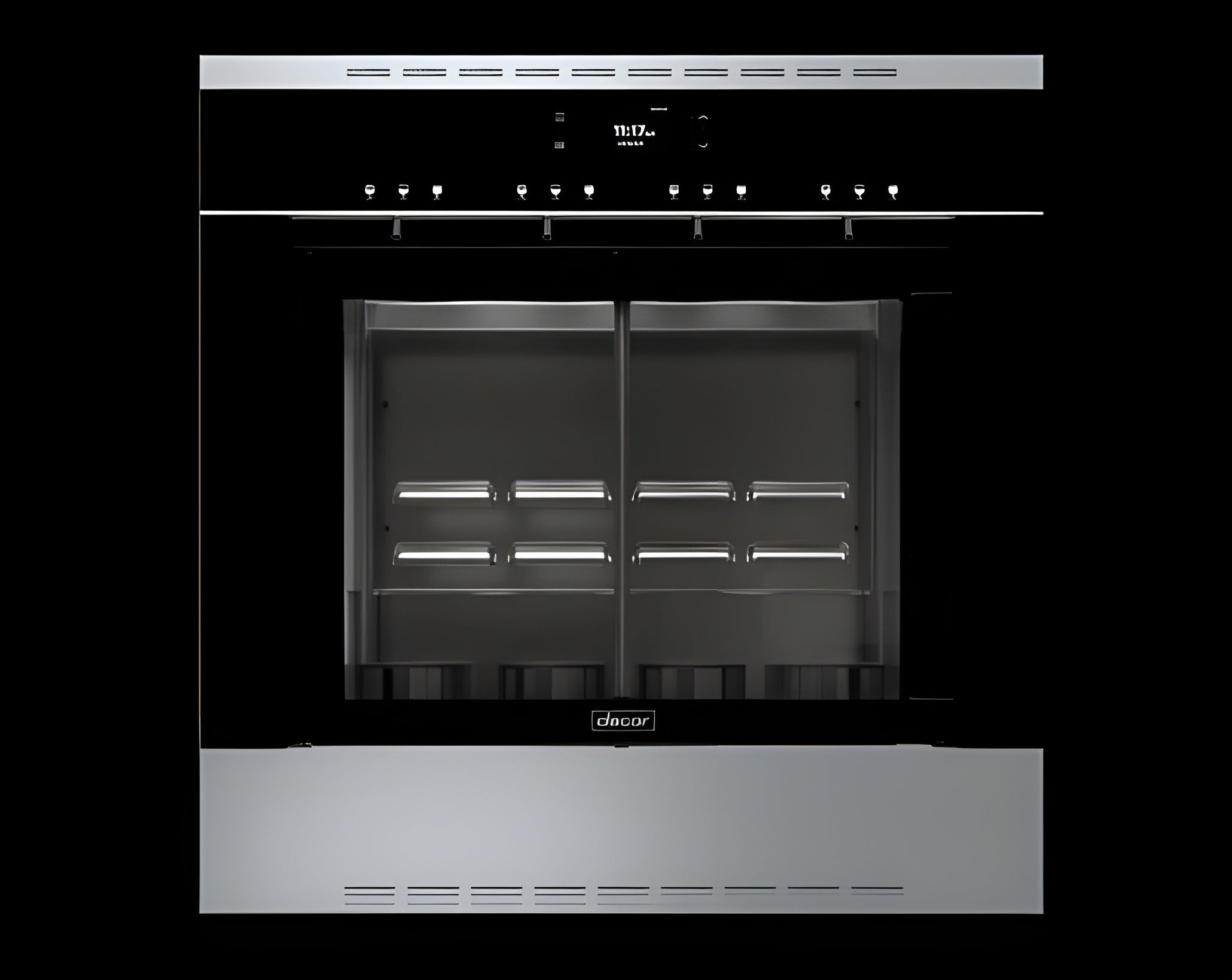 Dacor 24" Wine Dispenser, 4 Bottles, Dual Zone, Custom Volume, Sabbath Mode - DWS4000BB-KT