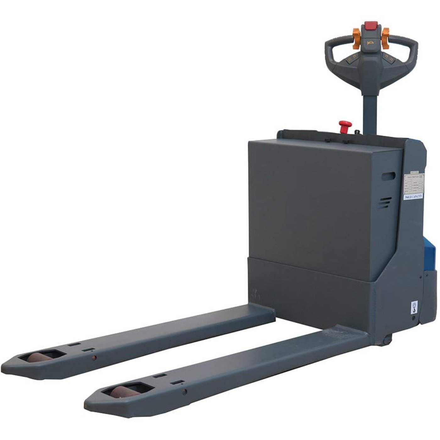 Wesco Industrial Products 274724 Advantage Pro-Max Heavy-Duty Power Pallet Truck with 27" x 45" Forks - 4000 lb. Capacity