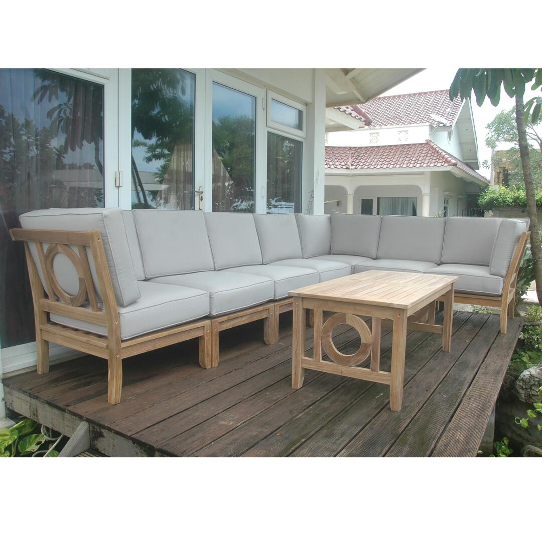 Anderson Teak Natsepa 8-Pieces Modular Set - Set-136