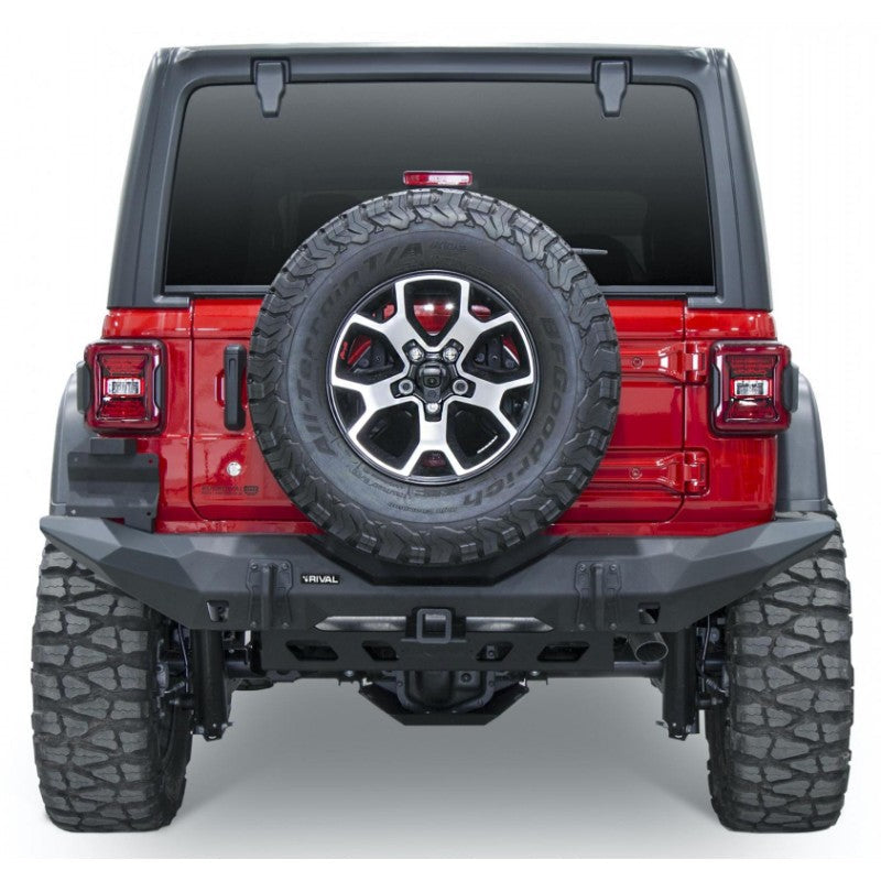 Rival 4x4 Jeep Wrangler JL Full-Width Rear Bumper in Aluminum - 2D.2723.1-NL