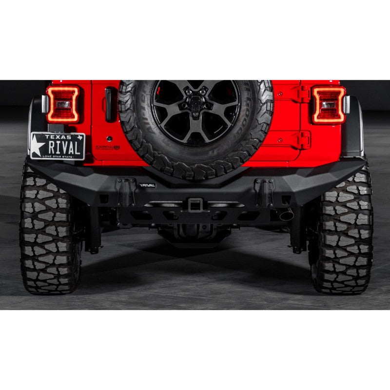 Rival 4x4 Jeep Wrangler JL Full-Width Rear Bumper in Aluminum - 2D.2723.1-NL