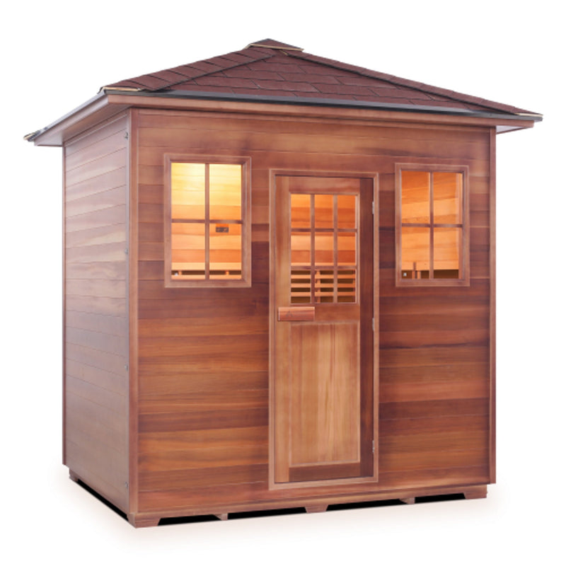 Enlighten Sauna MoonLight 5-Person Outdoor Sauna - T-16380