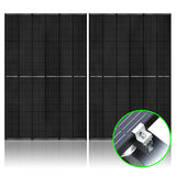 410 Watt Monocrystalline Solar Panel (2 Packs) With Solar Panel Mount Rack - Backyard Provider