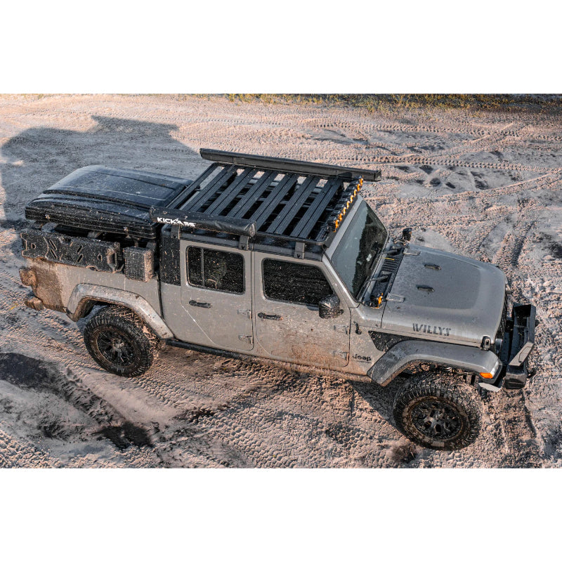 Rival 4x4 Jeep 4-Door Wrangler JL and Gladiator JT No-Drill Aluminum Roof Rack - 2M.2701.1