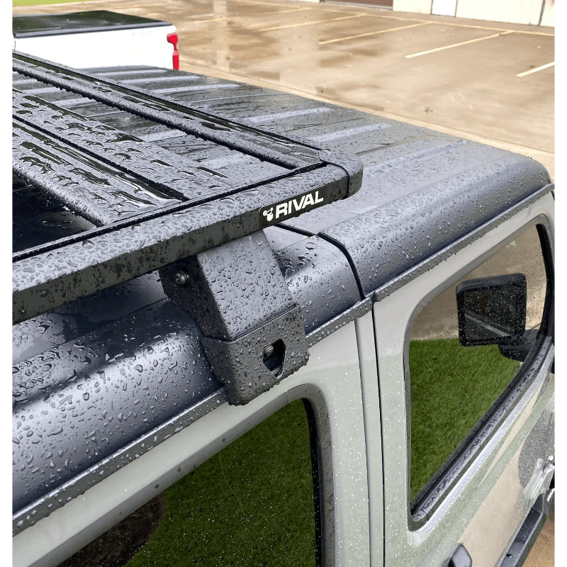 Rival 4x4 Jeep 4-Door Wrangler JL and Gladiator JT No-Drill Aluminum Roof Rack - 2M.2701.1