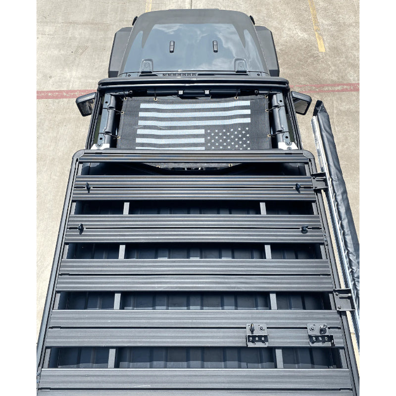 Rival 4x4 Jeep 4-Door Wrangler JL and Gladiator JT No-Drill Aluminum Roof Rack - 2M.2701.1