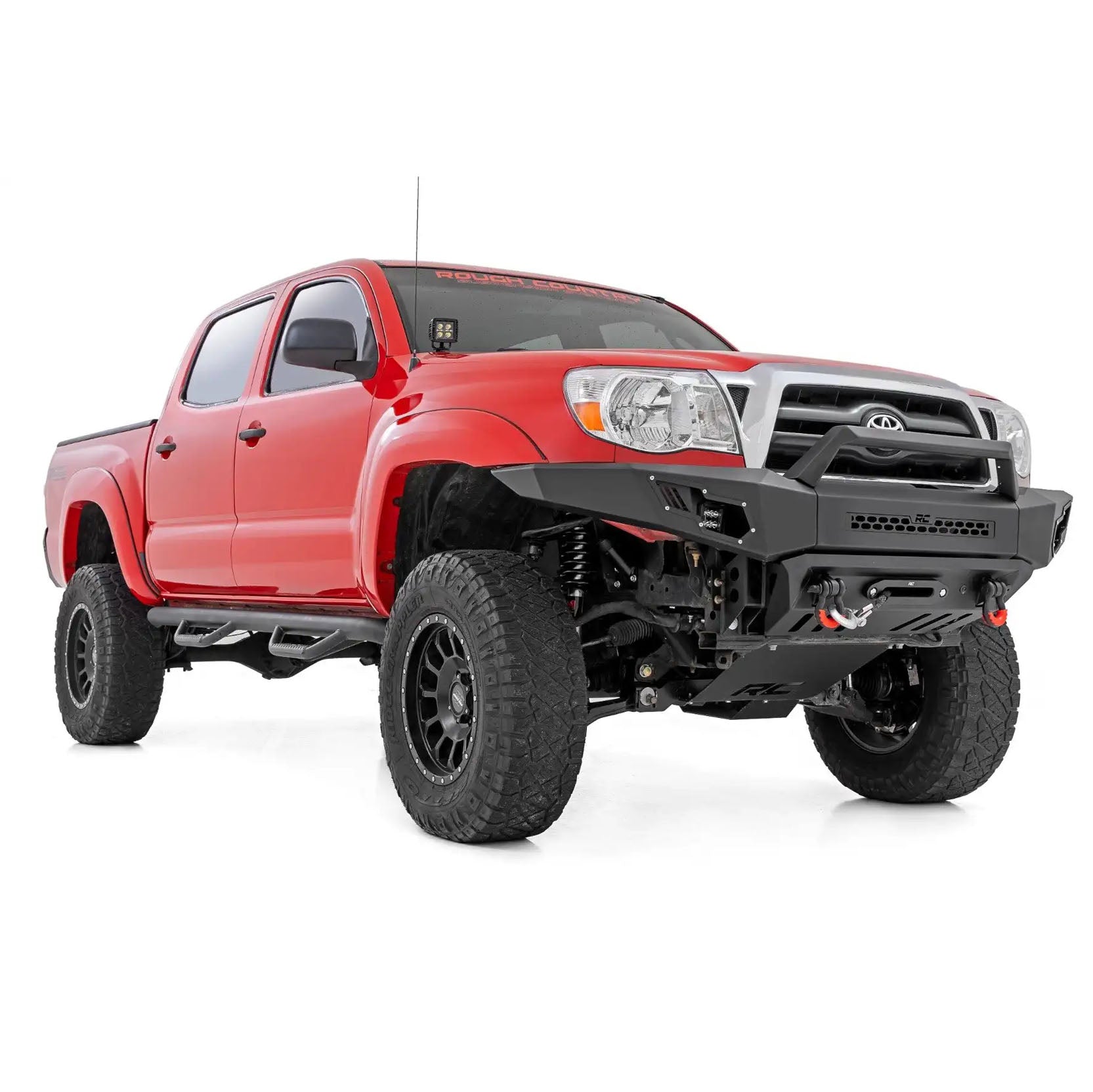 Rough Country Front Bumper Winch Ready W/led Lights | 2005-2015 Toyota Tacoma - 10811