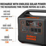 Jackery Solar Generator 1500 with Solar Saga 100W