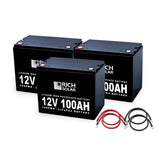 12V - 600AH - 7.6kWh Lithium Battery Bank