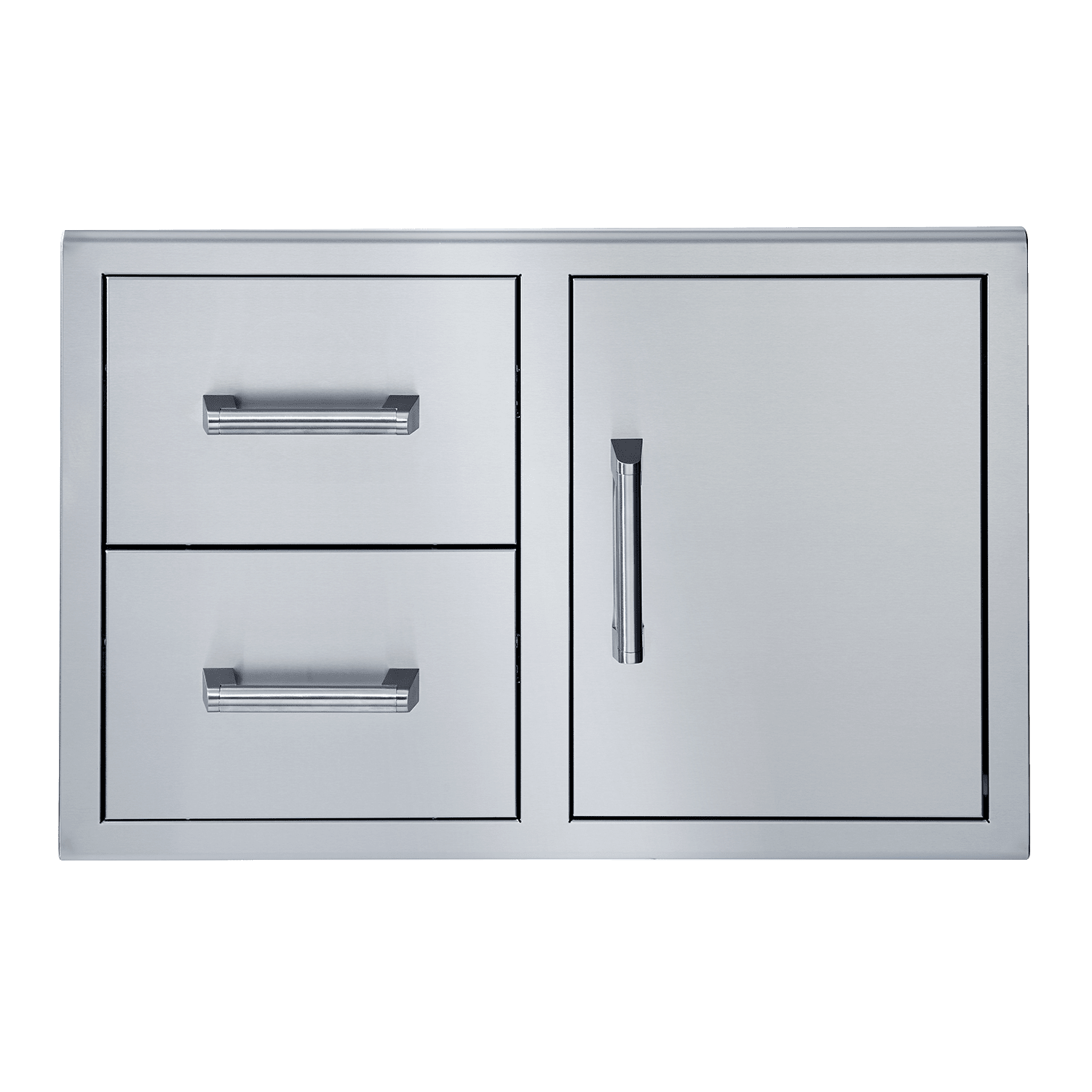 Broilmaster 34-Inch W x 22-Inch H Single Door with Double Drawer in Stainless Steel - BSAW3422SD