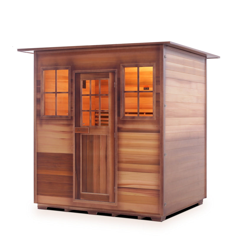 Enlighten Sauna SaunaTerra Moonlight 4-Person Indoor Sauna - TI-16378