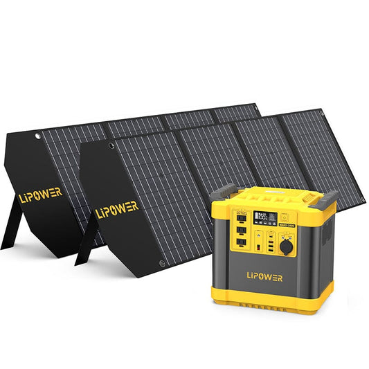 LIPOWER Solar Generator Kit 2000W MARS-2000 + APOLLE100