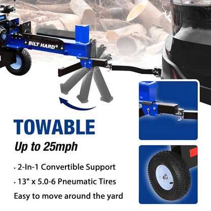 BILT HARD 20-Ton Gas Log Splitter, Hydraulic - TGA-0213