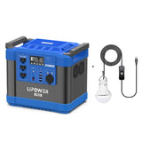 LIPOWER Portable Power Station 1200W LiFePO4 Battery MARS-1000 PRO