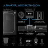 AC Infinity ADVANCE Grow Tent System Pro 4' x 4' | 4-plant Kit | WiFi-Integrated Smart Controls To Automate Ventilation, Circulation, LM301H EVO LED Grow Light AC-PKC44