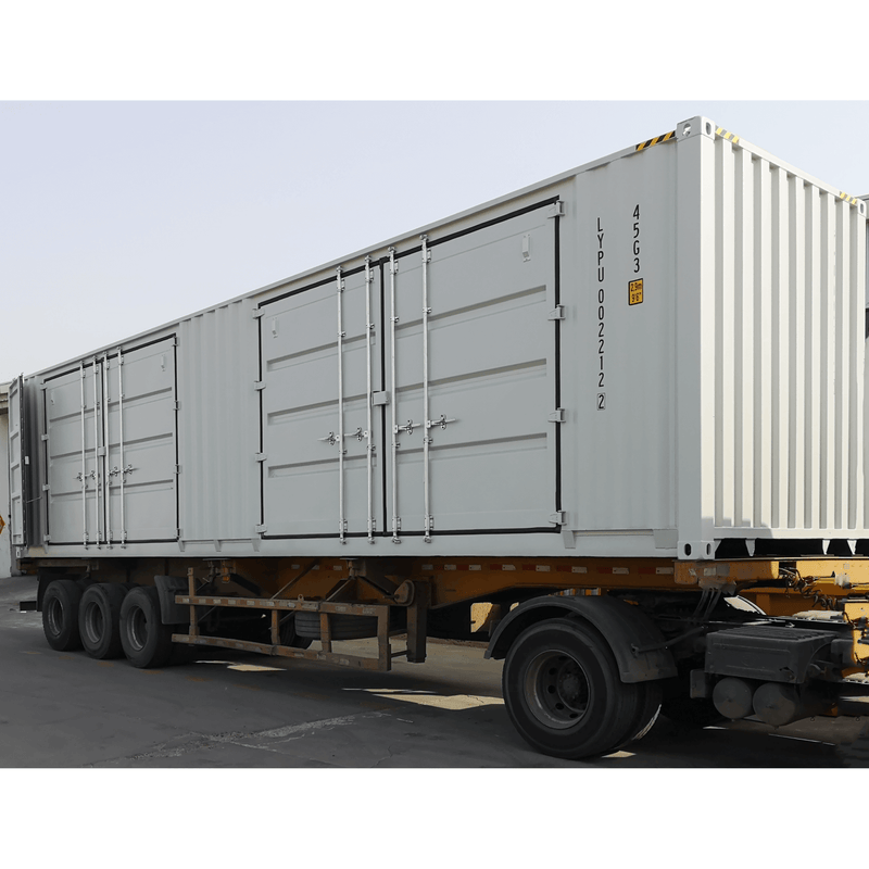 Chery Industrial 40ft High Cube Two Multi Doors Container with Logo