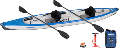 Sea Eagle RazorLite 473RLK_PC Inflatable Kayak Pro Carbon Tandem Package New - 473RLK_PC