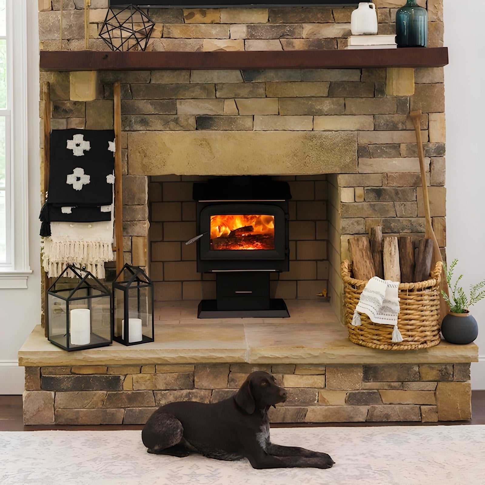 Ashley Hearth AW1120E-P EPA Certified 1,200 sq. ft. Wood Stove New