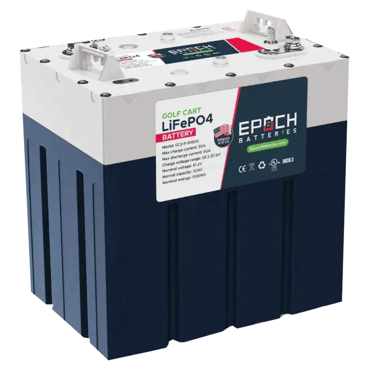 Epoch 48V GC2 Package - Golf Cart LifePO4 Lithium Battery Kit