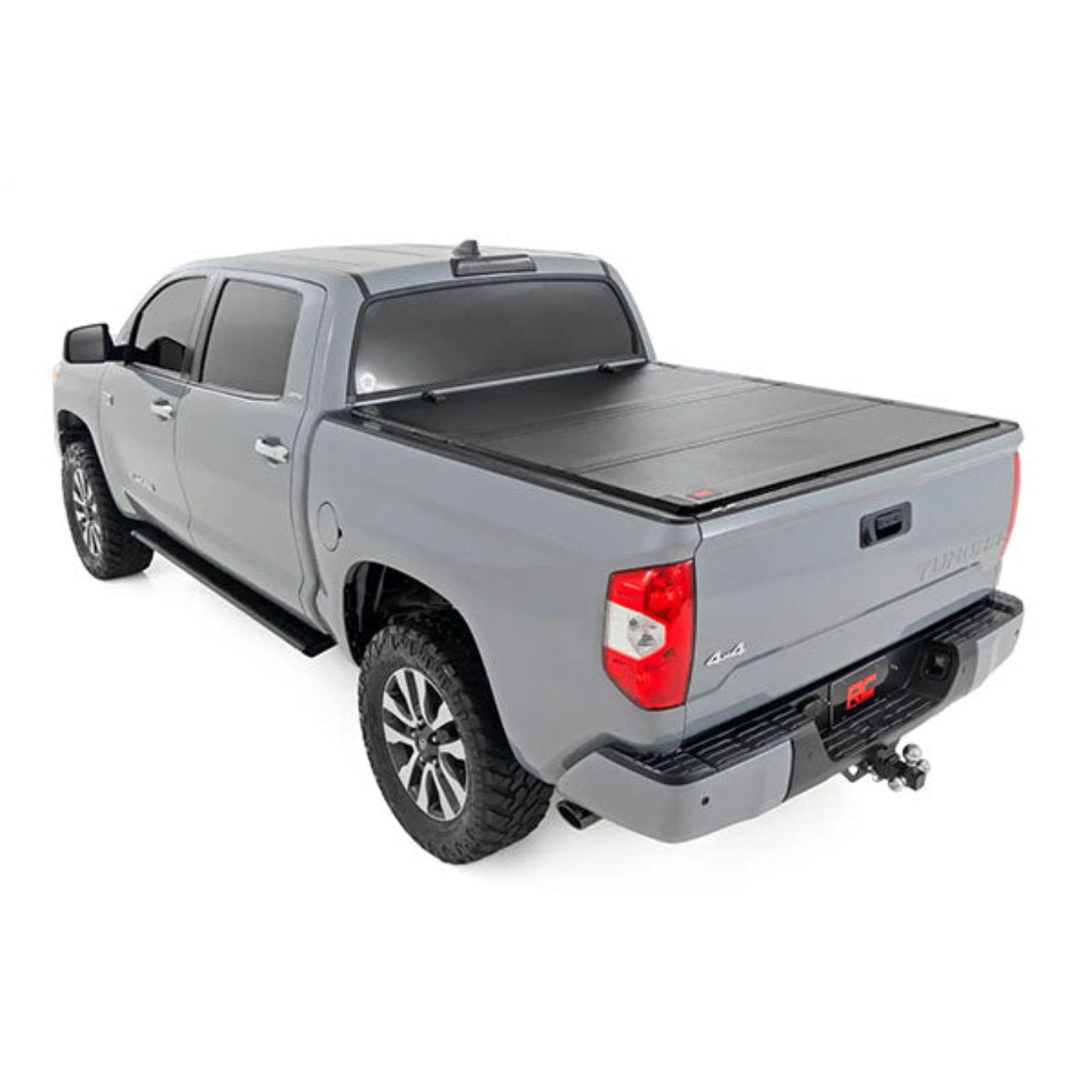 ROUGH COUNTRY HARD TRI-FOLD FLIP UP BED COVER | 2007-2021 TOYOTA TUNDRA - 49414551