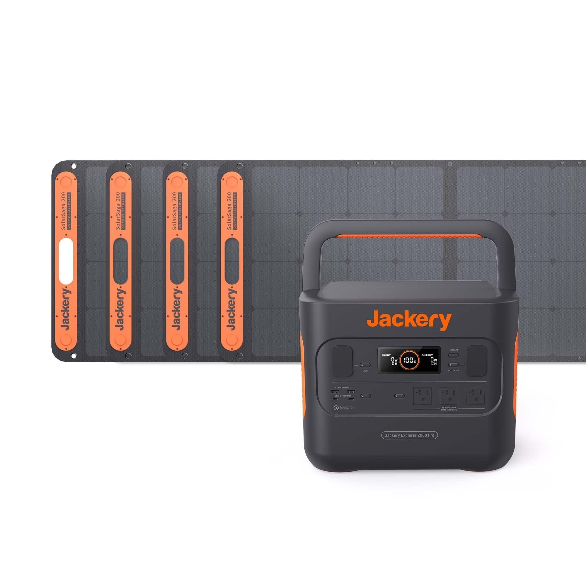 Jackery Solar Generator 2000 Pro Explorer 2000 Pro + SolarSaga 200W