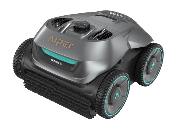 Aiper Flat Wall Water Line Cleaning Cordless Robotic Pool Cleaner Gray New - SEAGULL-PRO