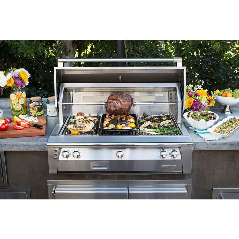 Alfresco 42" Stainless Steel Bulit-In Barbecue Grill - ALXE-42-LP