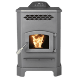 US Stove 5501S 2,000 sq. ft. Pellet Stove With Remote Control Black New