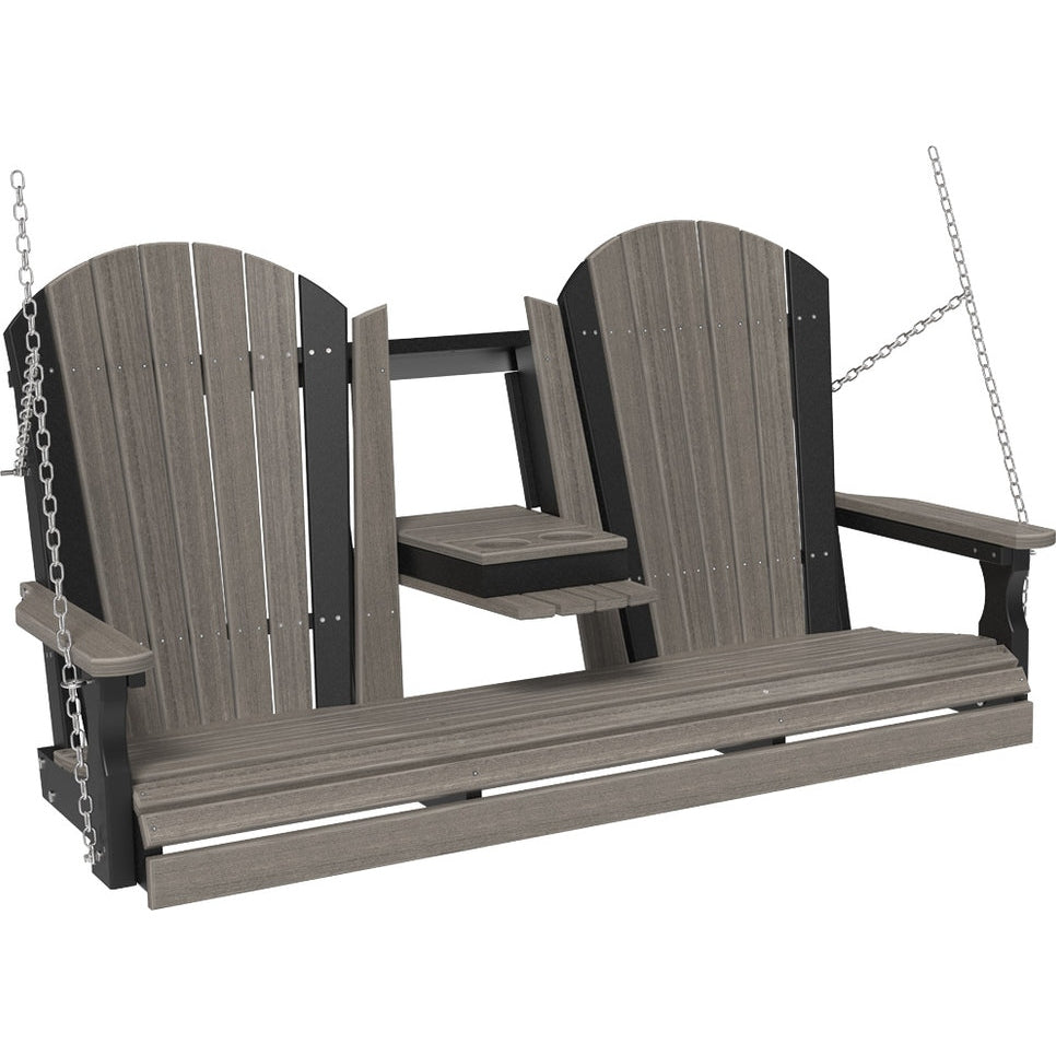 LuxCraft 5' Adirondack Swing - 5APSCHB