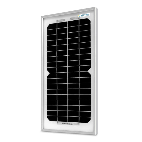 ACOPOWER 5 Watt Mono Solar Panel for 12V Battery Charging - HY005-12M