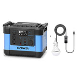 LIPOWER Portable Power Station 1000W/1100Wh MARS-1000