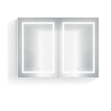 Krugg Svange 4836D 48" X 36" Double LED Medicine Cabinet with Dimmer & Defogger SVANGE4836D - Backyard Provider