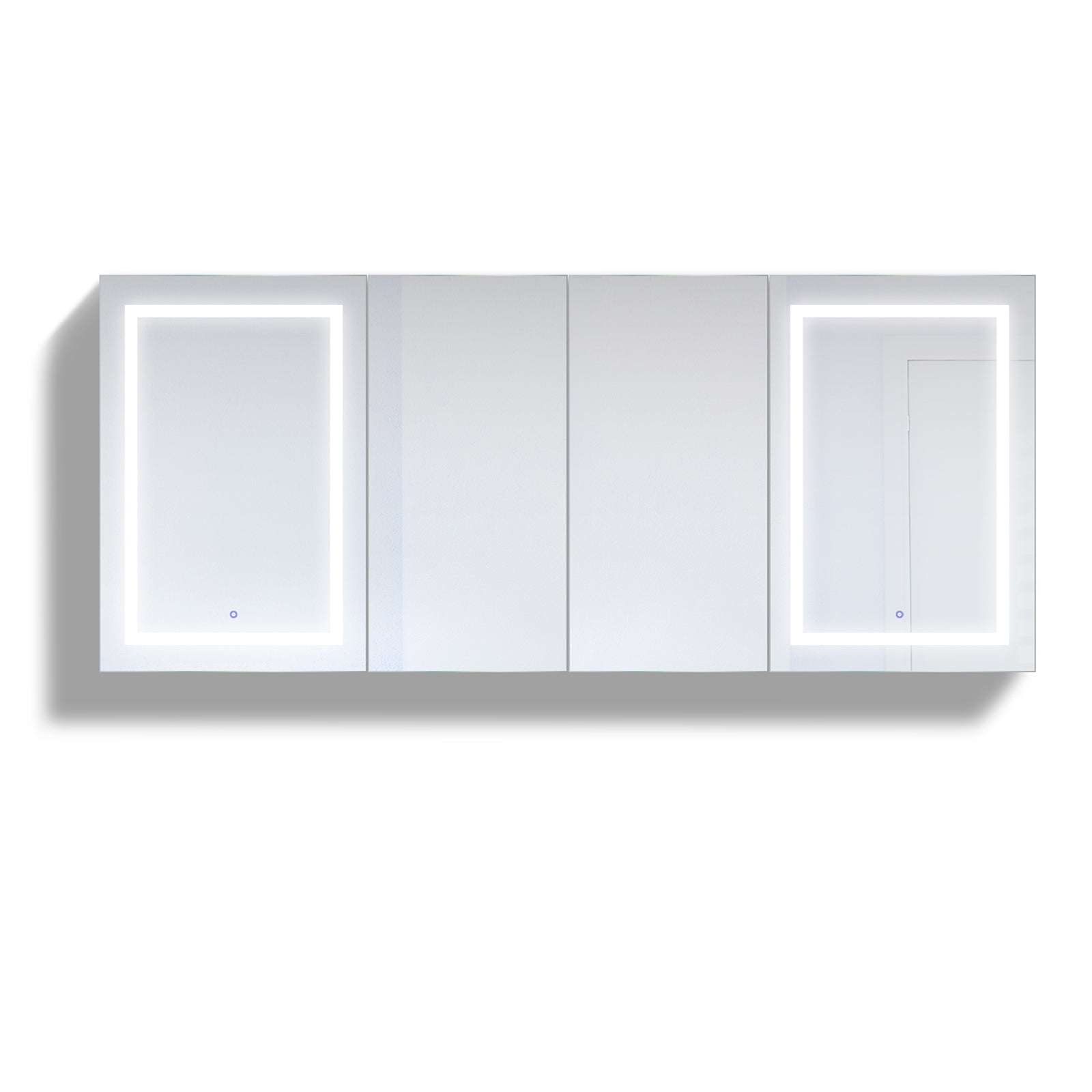 Krugg Svange 8436DLLRR 84″ X 36″ LED Medicine Cabinet with Dimmer & Defogger SVANGE8436DLLRR - Backyard Provider