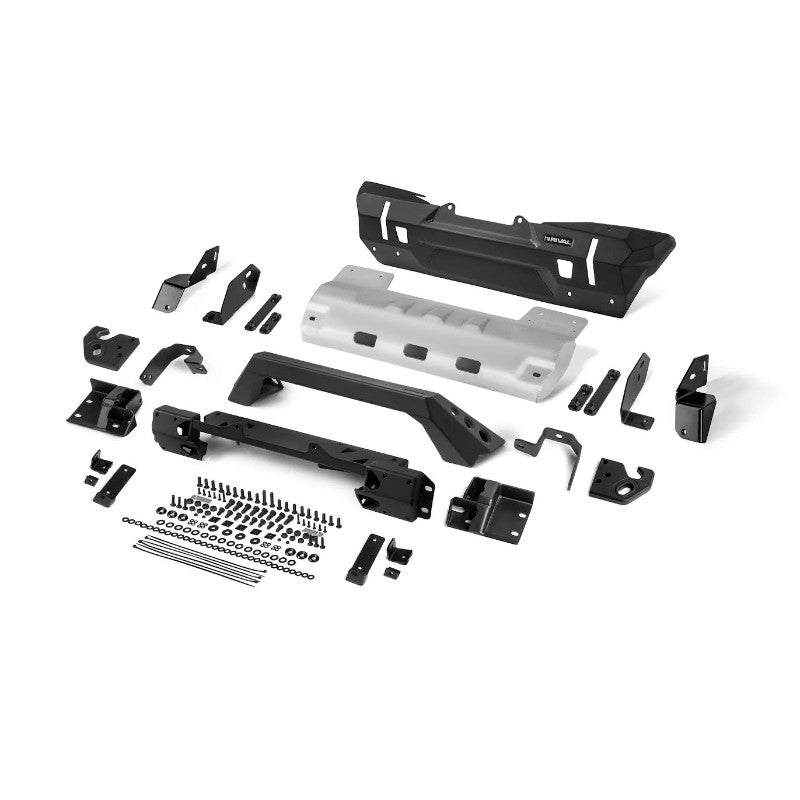 Rival 2020-2022 Jeep Wrangler Jl & Gladiator Jt Stubby Front Bumper Aluminum - 2D.2702.2-NL