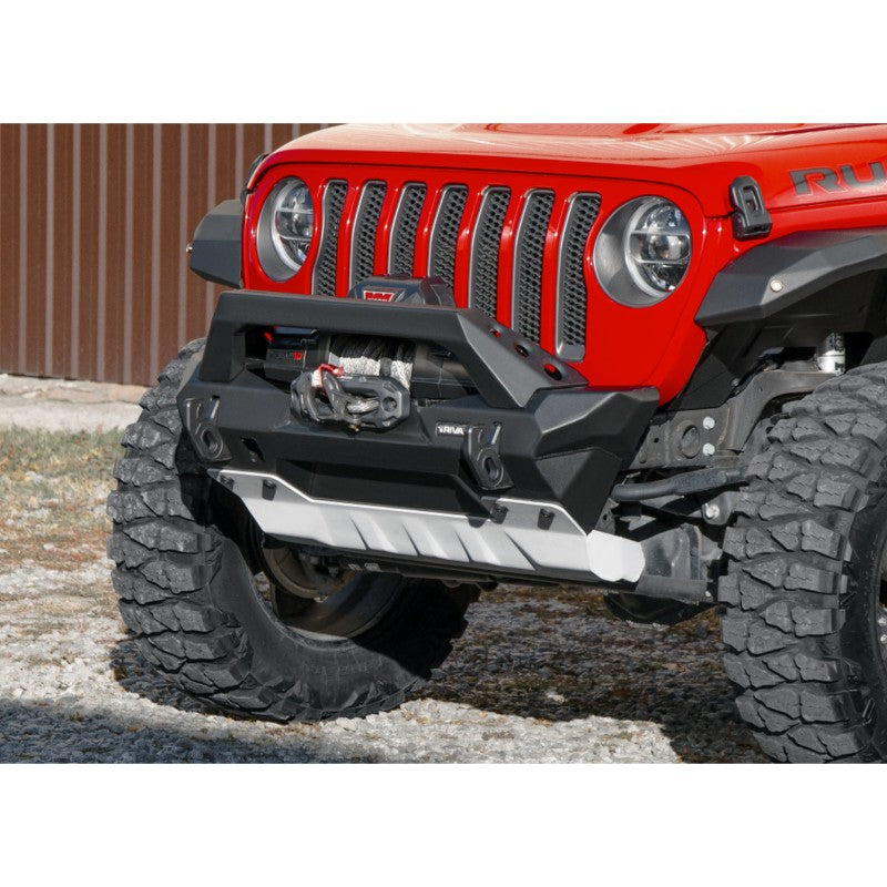 Rival 2020-2022 Jeep Wrangler Jl & Gladiator Jt Stubby Front Bumper Aluminum - 2D.2702.2-NL