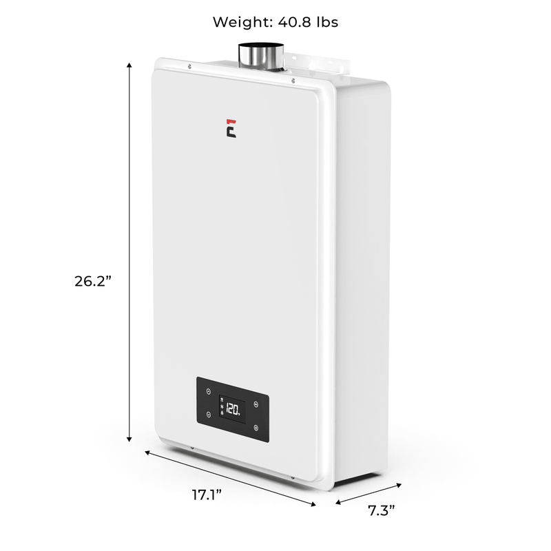 Eccotemp Builder Grade 6.5 GPM Indoor Natural Gas Tankless Water Heater Manufacturer RFB 6.5GB-ING