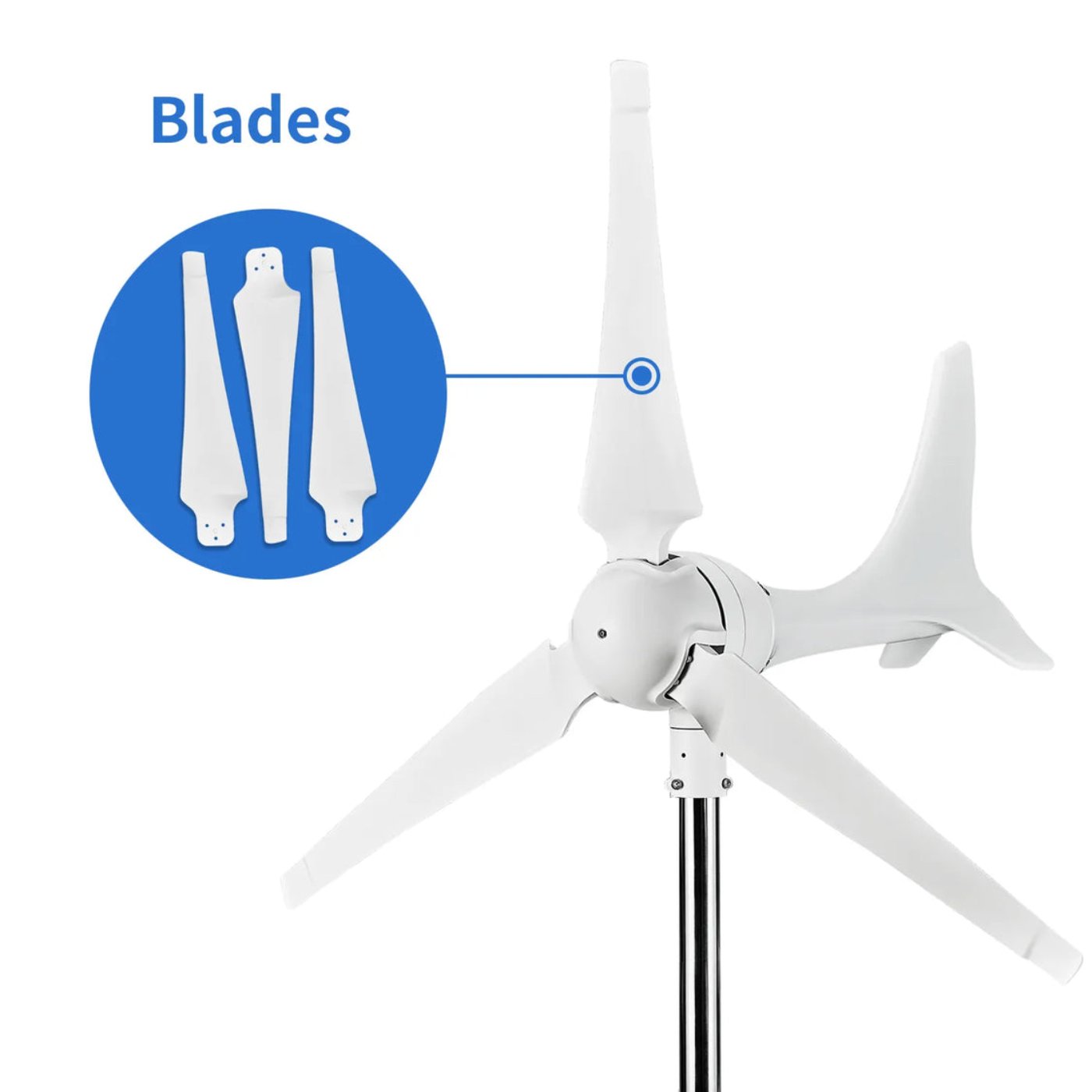 Automaxx Windmill 600W Home Wind Turbine Generator Kit - DB0600ABDBB