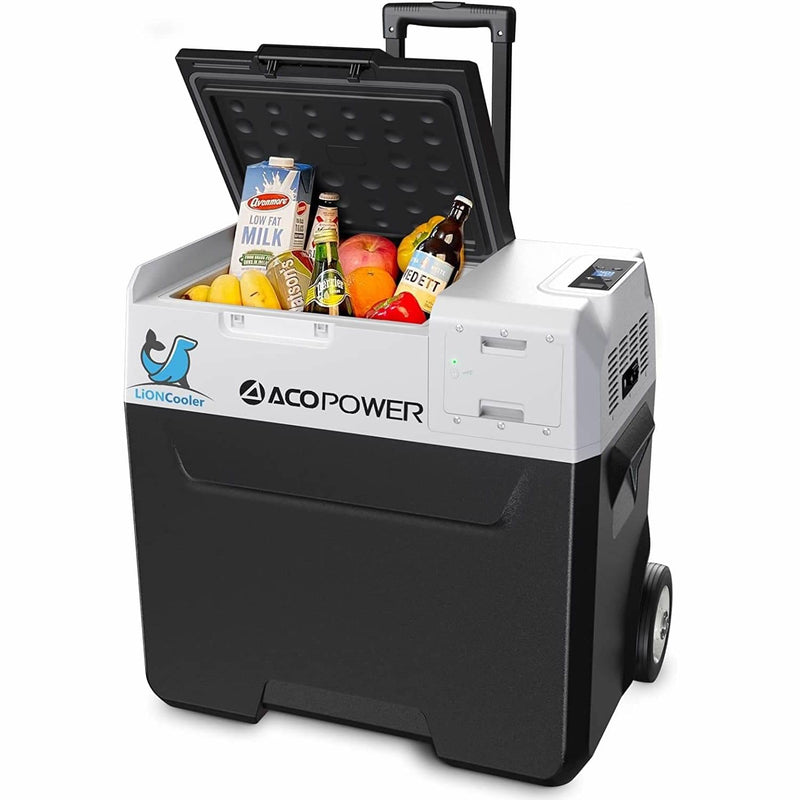 ACOPOWER LionCooler X50A Combo, Portable Solar Freezer (52 Quart Capacity) & Extra Backup 173Wh Battery - HY-COMBO-X50A+X200A123