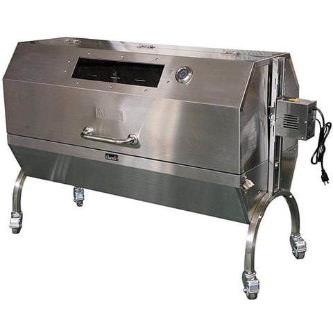 Charotis 62" Charcoal Stainless Steel Spit Roaster - SSH1-XL