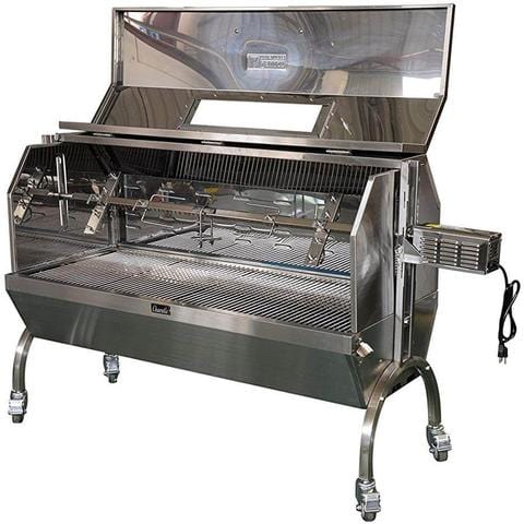 Charotis 62" Charcoal Stainless Steel Spit Roaster - SSH1-XL