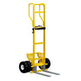 American Cart Tall Fork Hand Truck with Looped Handles – Dual Wheel