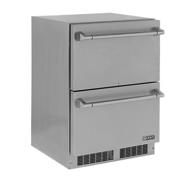 Lynx Professional 24-Inch Two-Drawer Refrigerator - LN24DWR