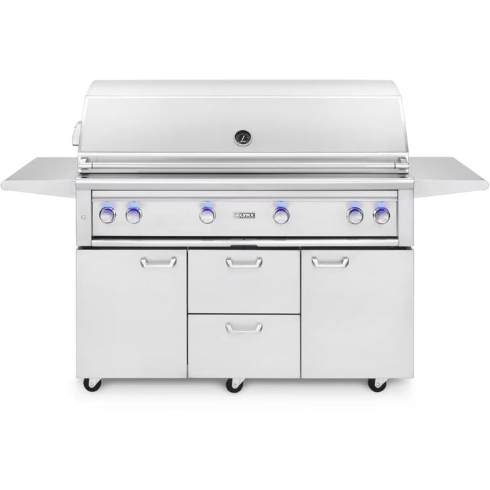 Lynx L54TRF Professional 54-Inch Freestanding Gas Grill With One Infrared Trident Burner And Rotisserie - L54TRF-LP