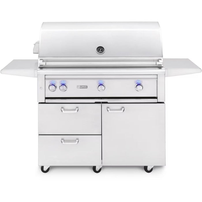 Lynx L42ATRF Professional 42-Inch Freestanding Gas Grill All Infrared Trident Burners with Rotisserie - L42ATRF-LP