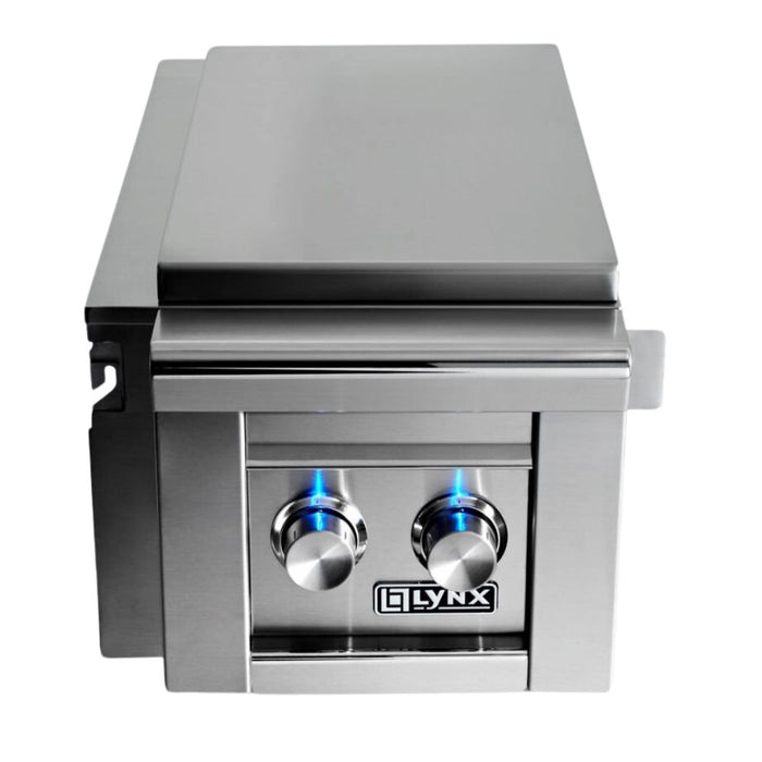 Lynx Professional Cart Mounted Gas Double Side Burner - LCB2-3-LP