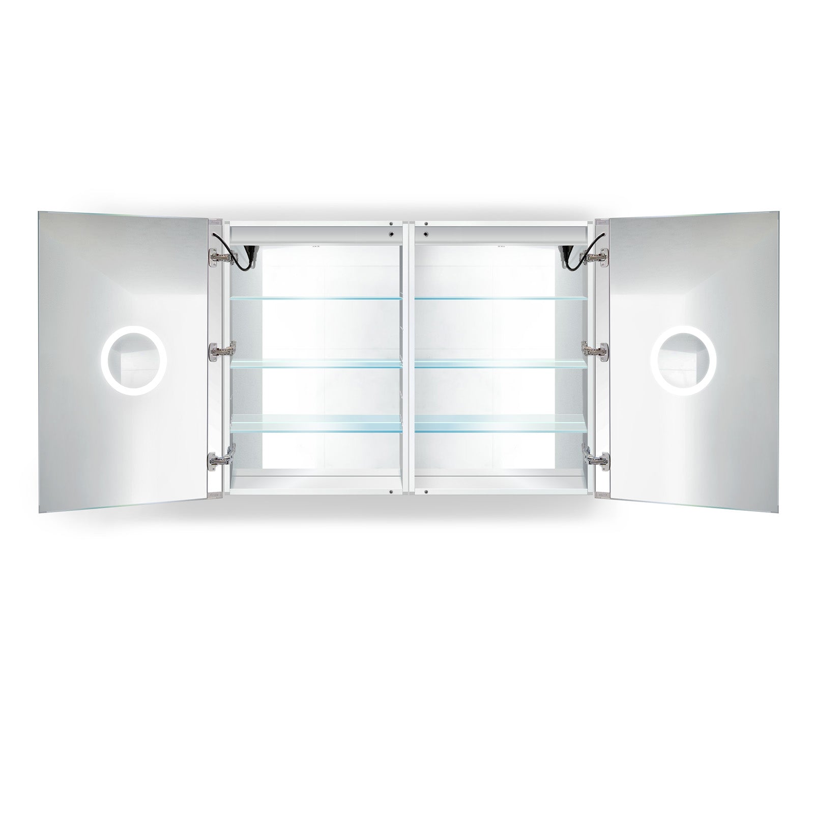 Krugg Svange 4836D 48" X 36" Double LED Medicine Cabinet with Dimmer & Defogger SVANGE4836D - Backyard Provider