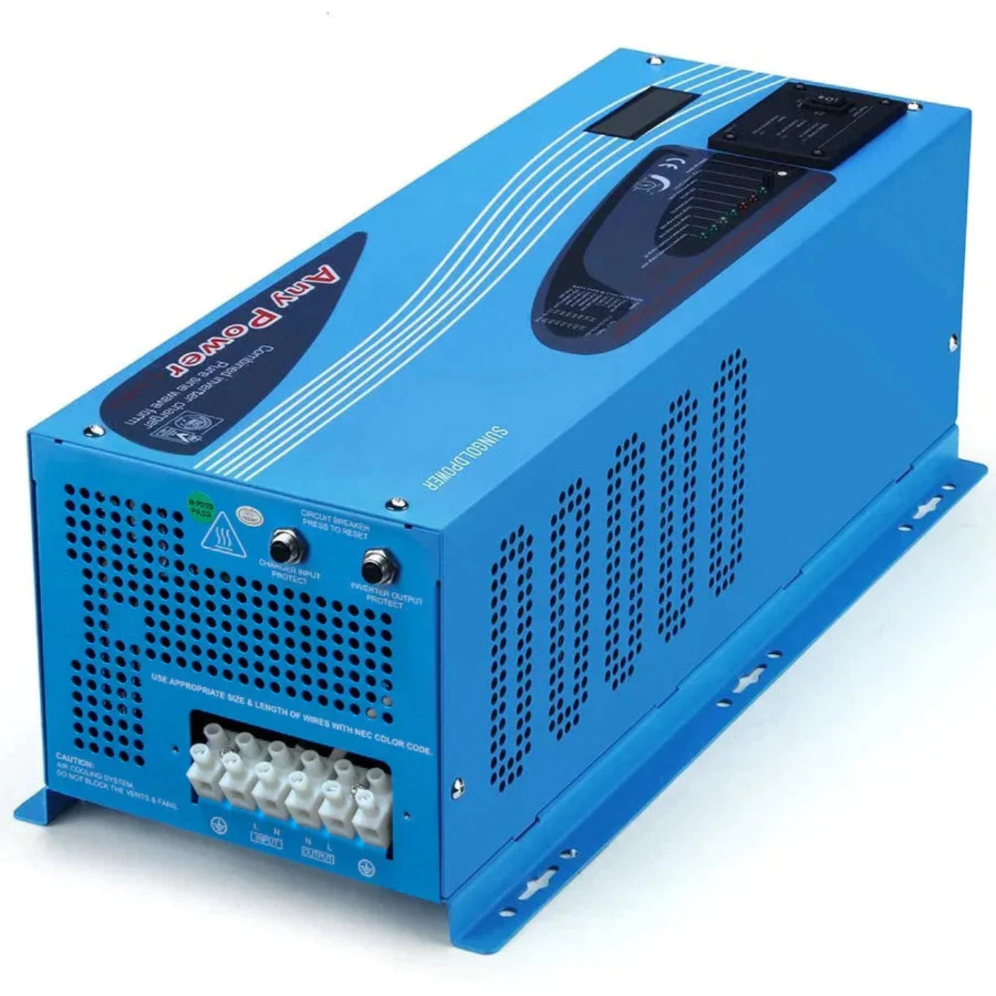 3000W DC 12V Pure Sine Wave Inverter With Charger - LFP3K12V120VSG